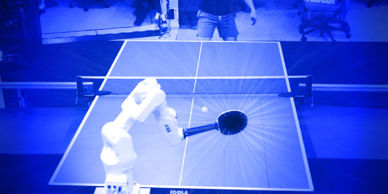 Man vs. machine: DeepMind’s new robot serves up a table tennis triumph